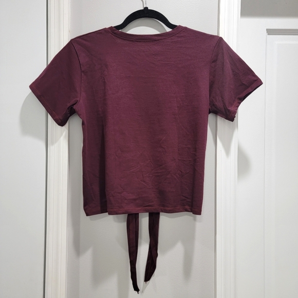 Heartbeat Lifeline Front-Tie T-Shirt NWOT - Picture 5 of 8